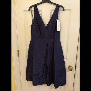 J Crew wedding collection dress Pacific blue